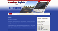 Desktop Screenshot of americanasphaltmuncie.com